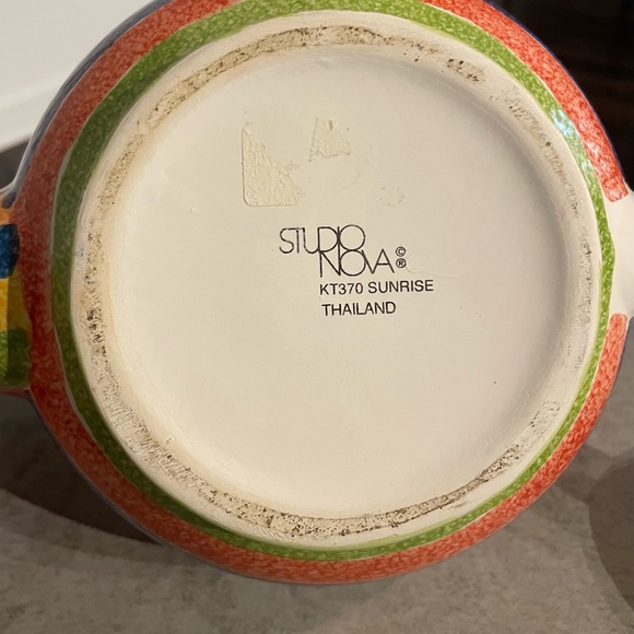 Vintage Studio Nova Ceramic Teapot - Theme “Sunrise” - Picture 9 of 13